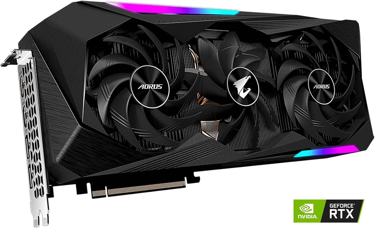 AORUS Radeon RX 6900 XT Master 16G Graphics Card with MAX Cover Cooling, 16GB 256-bit GDDR6, GV-R69XA AORUS M-16GD REV2.0 Video Card.