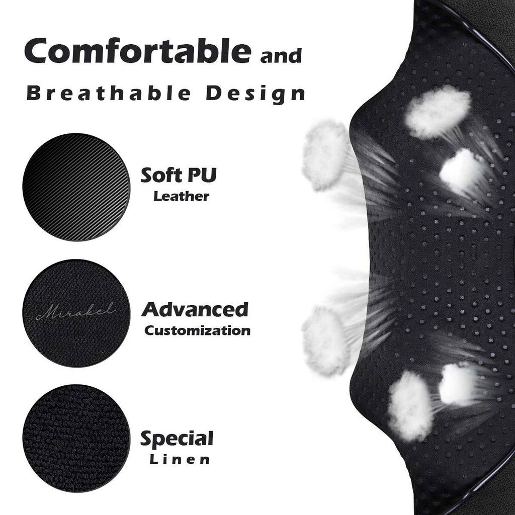 Mirakel Fathers Day Dad Gifts for Husband Men, Neck Massager for Pain Relief Deep Tissue, Electric Shiatsu Shoulder & Back Massager with Heat, Mothers Day Gifts for Mom Wife Women Her (NOT Cordless)