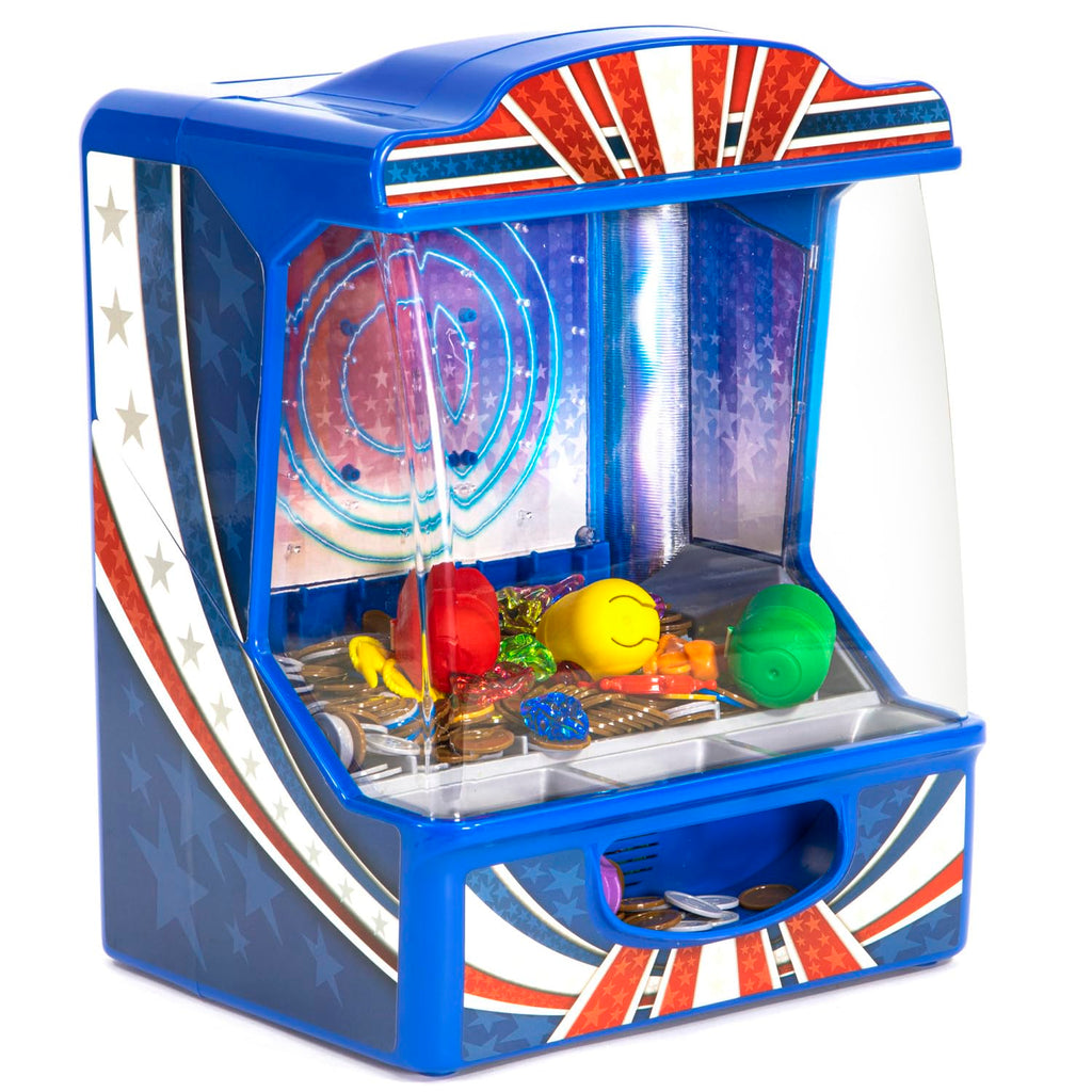 Merchant Ambassador Retro Arcade Electronic: Pinball - Tabletop Game, Vibrating Bumpers, LED Lights, Sound Effects, 1 Player, Ages 6+