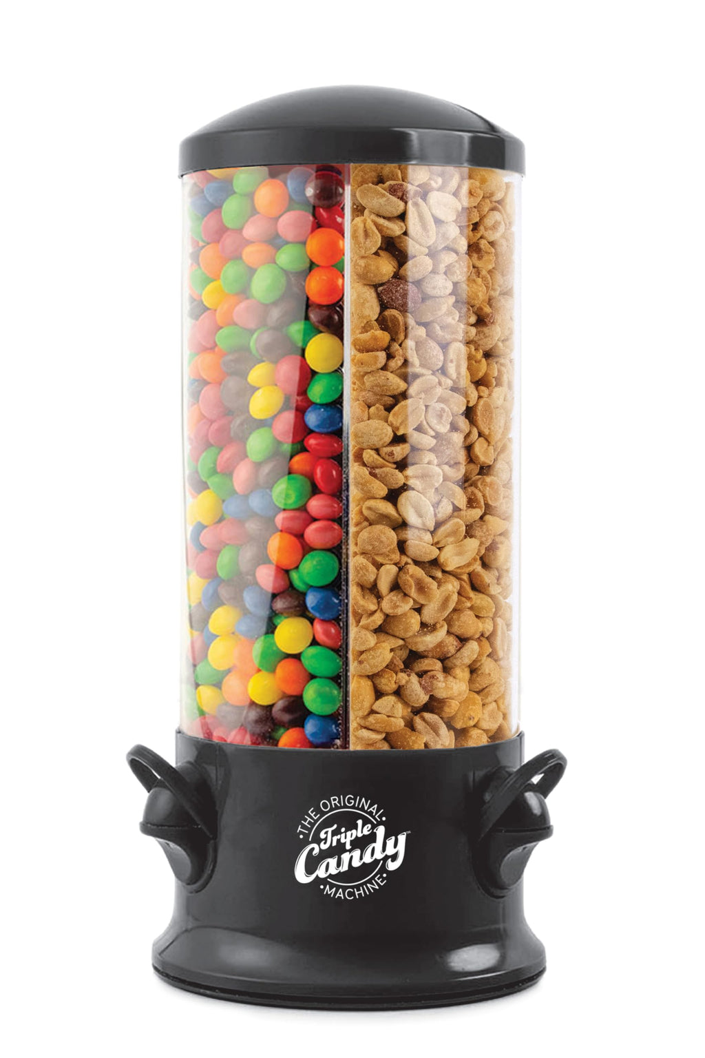 Handy Gourmet Original Triple Candy Machine-Fun Candy & Nut Dispenser-New & Improved (Pearl White), Standard (JB8450PWHI)