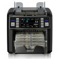 Aneken Mixed Denomination Money Counter with Counterfeit Detection, Touch Screen, and 2CIS/UV/MG/IR/DD/DBL/HLF/CHN, Value and Mixed Counting for Accurate Cash Counting, Gray