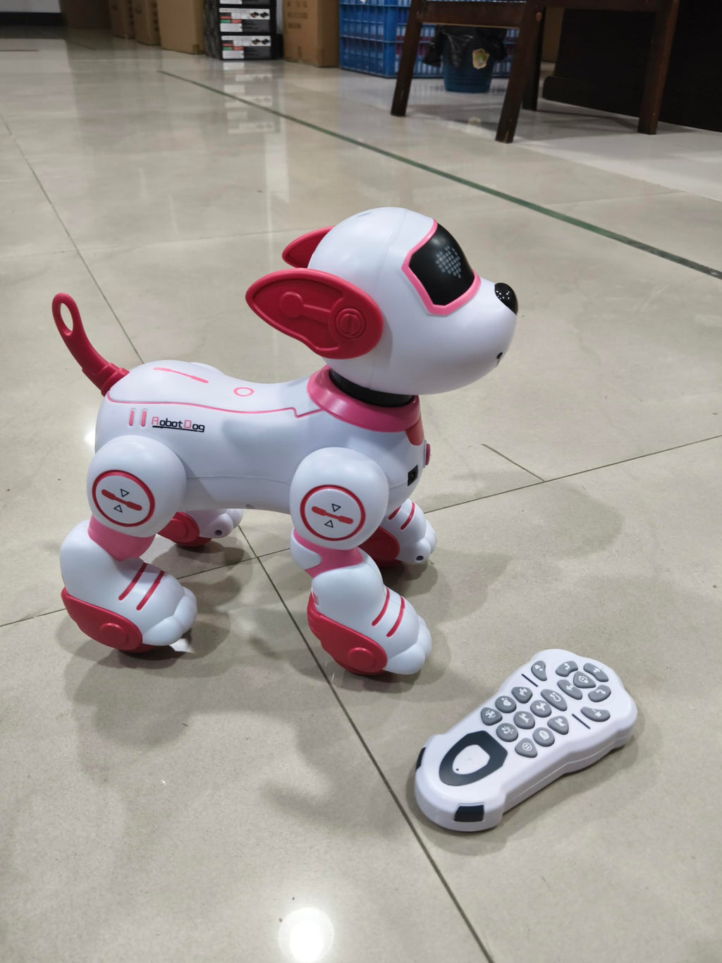 Robot Dog for Kids Robot Dog Remote Control Toy Interactive Robot Pet Robotics Toys Intelligent Robo Dog Programmable Sing & Dance Design Birthday Gifts Kids Age 3 5 4-6 Year, Blue