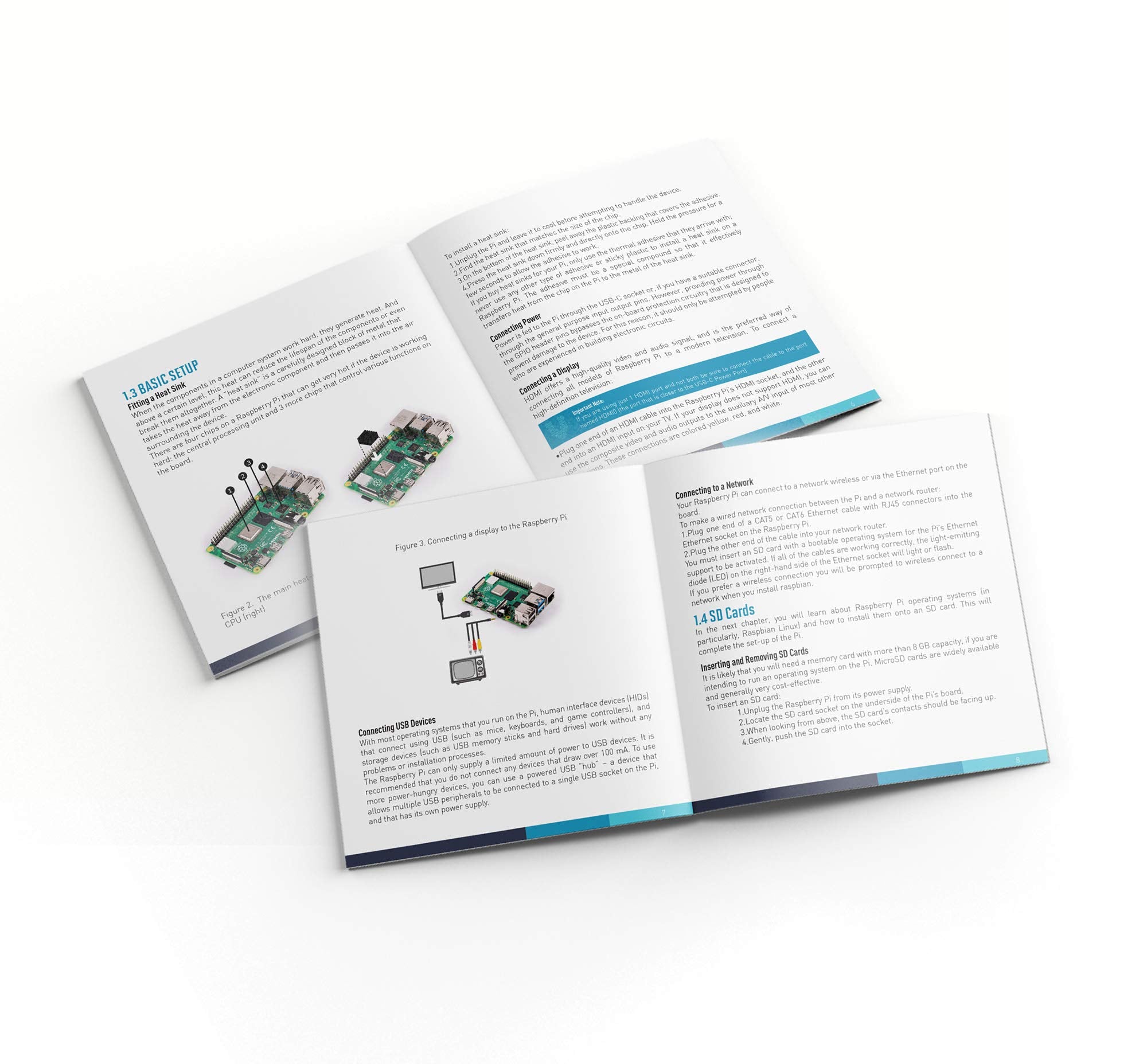 Vilros Raspberry Pi 4 4GB Basic Starter Kit with Fan-Cooled Heavy-Duty Aluminum Alloy Case