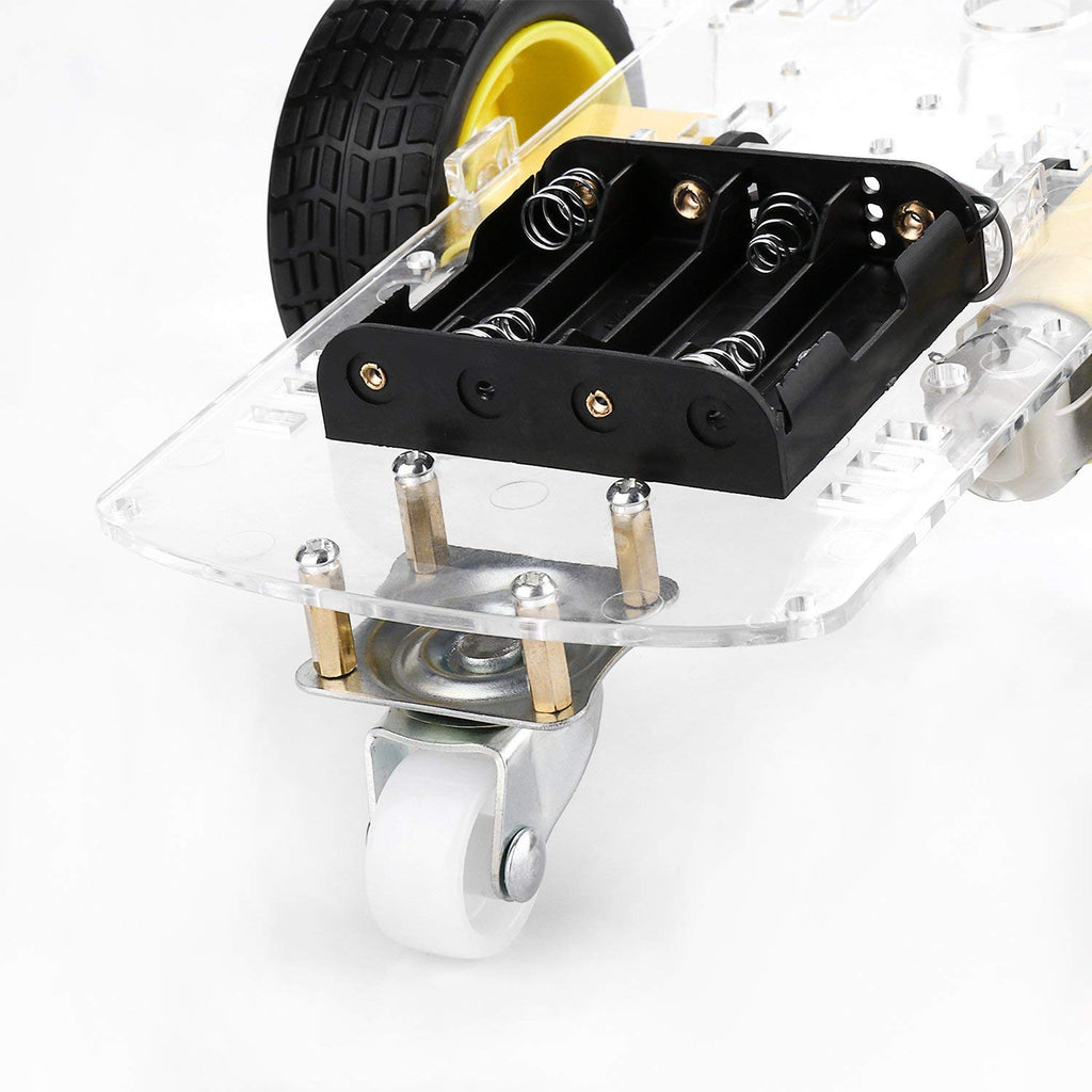 Emo Smart Robot Car Chassis Kit with Motors, Speed Encoder and Battery Box for DIY