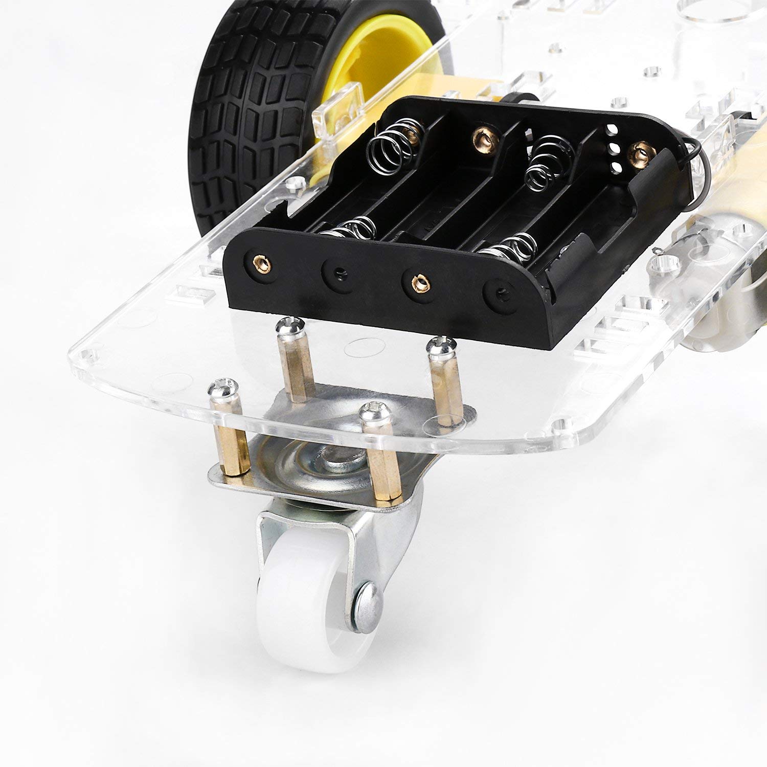Emo Smart Robot Car Chassis Kit with Motors, Speed Encoder and Battery Box for DIY