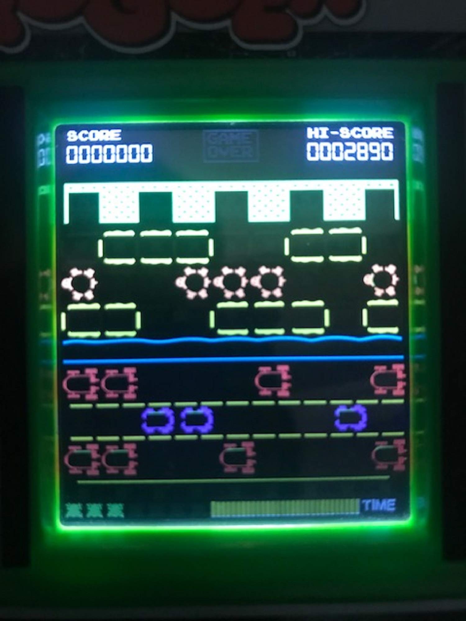 Basic Fun Arcade Classics - Frogger Retro Handheld Arcade Game