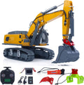 TOUCAN RC HOBBY US in Stock 1/18 K962 100S Remote Control Hydraulic Excavator RC Digger Electric Claw Ripper Hammer Construction Car Machine for Adult