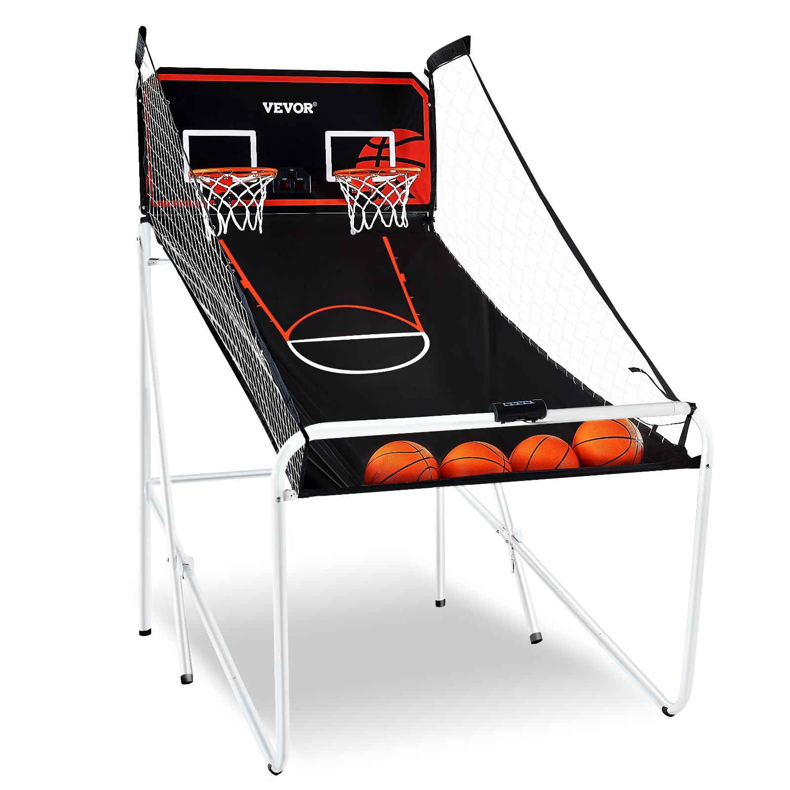 VEVOR Basketball Arcade Game Indoor, 2 Player Indoor Basketball Game, Home Dual Sport with 8 Game Modes, Electronic Scoreboard, and Inflation Pump,Adults