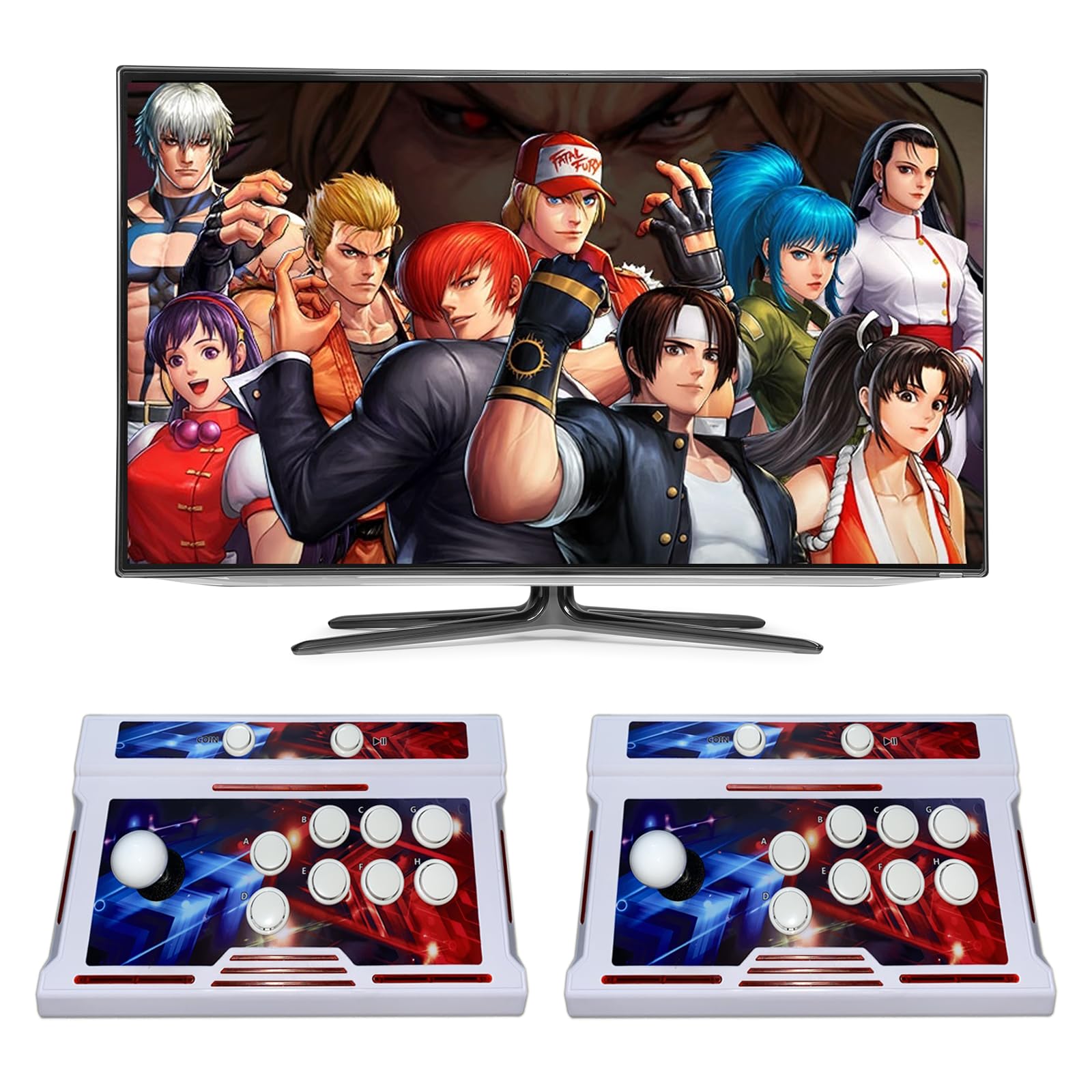 Pandora Box Console 32000 Arcade Games in 1,Retro Game Machine for TV PC Projector, Supports Up to 4 Players, Full HD Output, Search, Save, Hide, Favorites List