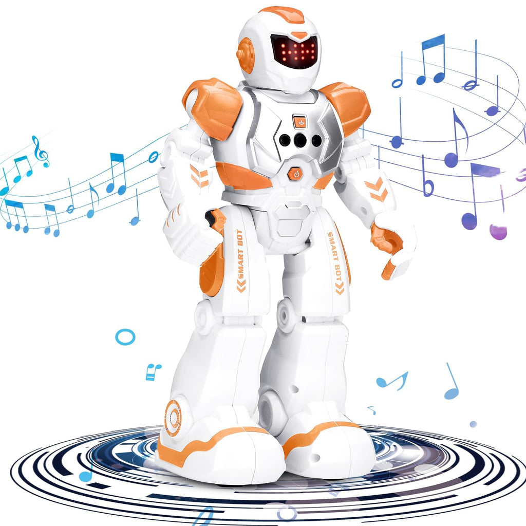 KingsDragon Robots Toy for Kids, RC Gesture Sensing Toy, Interactive Walking Singing Dancing Robot Birthday Presents for Boys Girls Age 6 7 8 9 Years Old