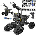 Robot Car Kit, 2 in 1 Smart Robotics Arm Building Toy for Raspberry Pi Python Coding, STEM Programming Tank Kits with Camera (Without RPi Board)