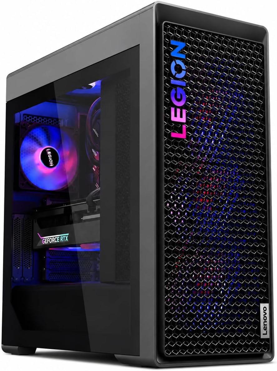 Lenovo Legion Tower 7i Gen 10 Desktop PC, NVIDIA RTX 5080 16GB GDDR7, 64 GB DDR5 5600MT/s 2 TB SSD, Intel Ultra 9 285K(Up to 5.7 GHz), Legion Coldfront Cooling, USB KB, Mouse, Windows 11 Pro