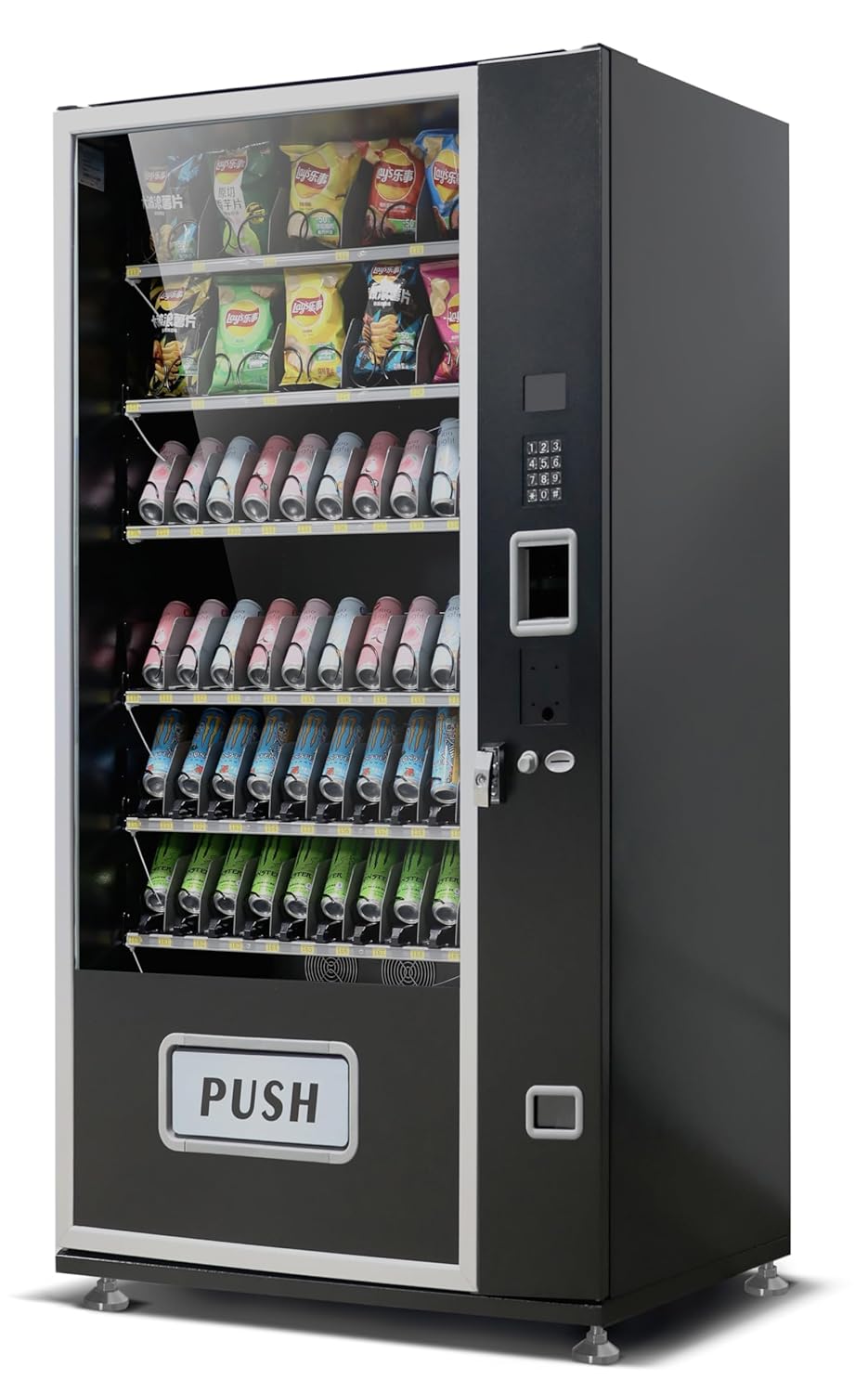 EPEX Extra Large Beverage Snack Combo Vending Machine with Stratified Temp Control - G660