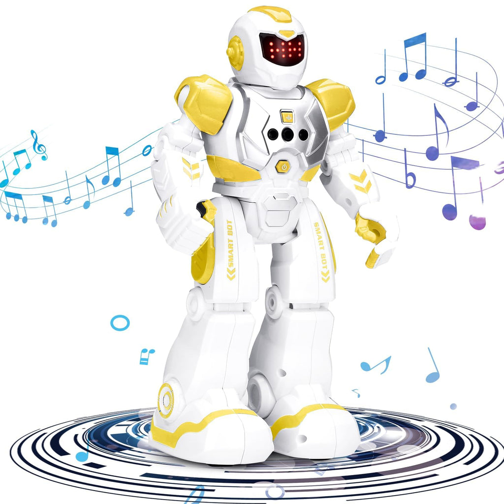 KingsDragon Robots Toy for Kids, RC Gesture Sensing Toy, Interactive Walking Singing Dancing Robot Birthday Presents for Boys Girls Age 6 7 8 9 Years Old