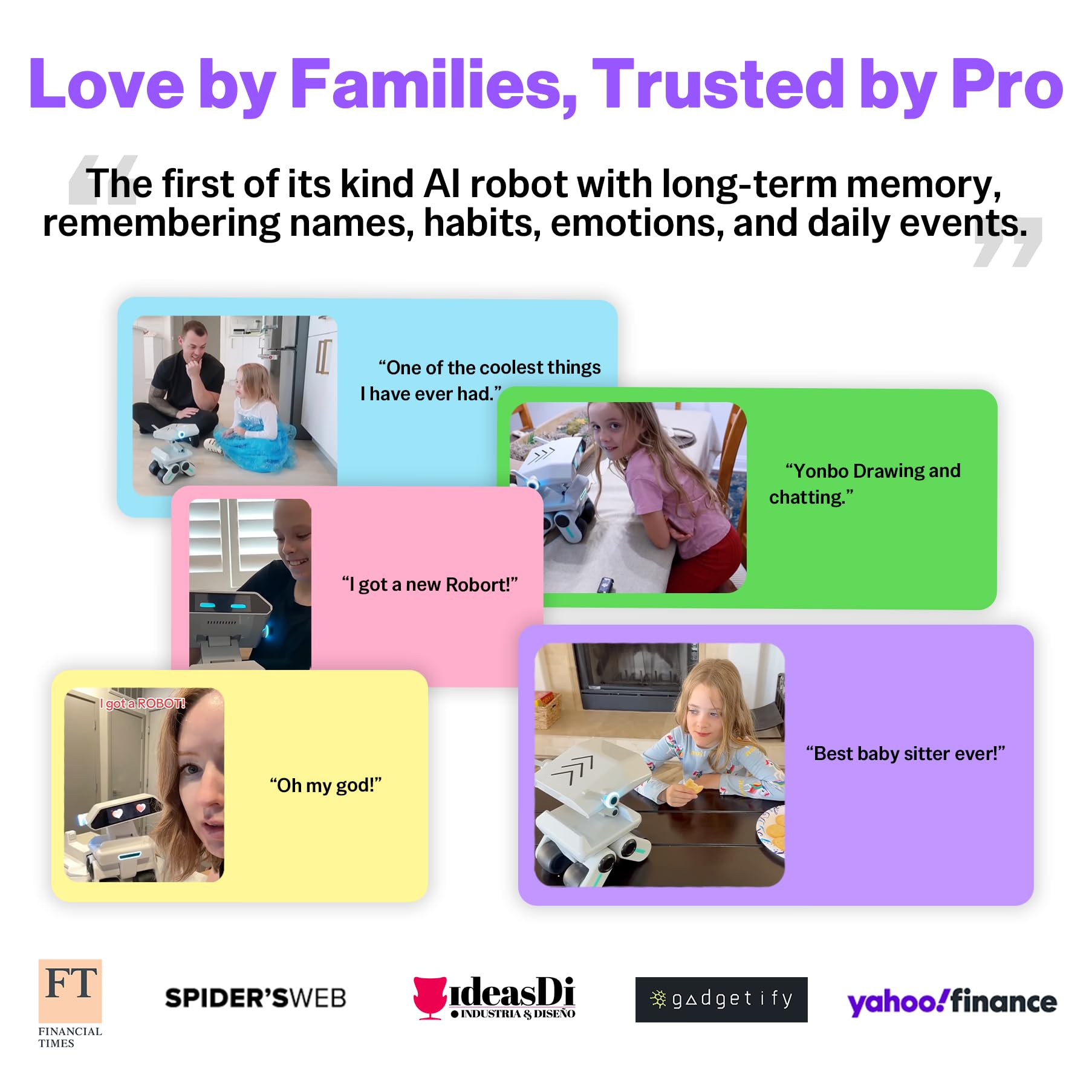 AI Robot for Kids, Programmable & Interactive AI Robot, STEAM Educational Toy ChatGPT Powered, Personalized Companion Robot w/Voice Control, Visual Recognition, Emotion-Aware, Long-Term Memory