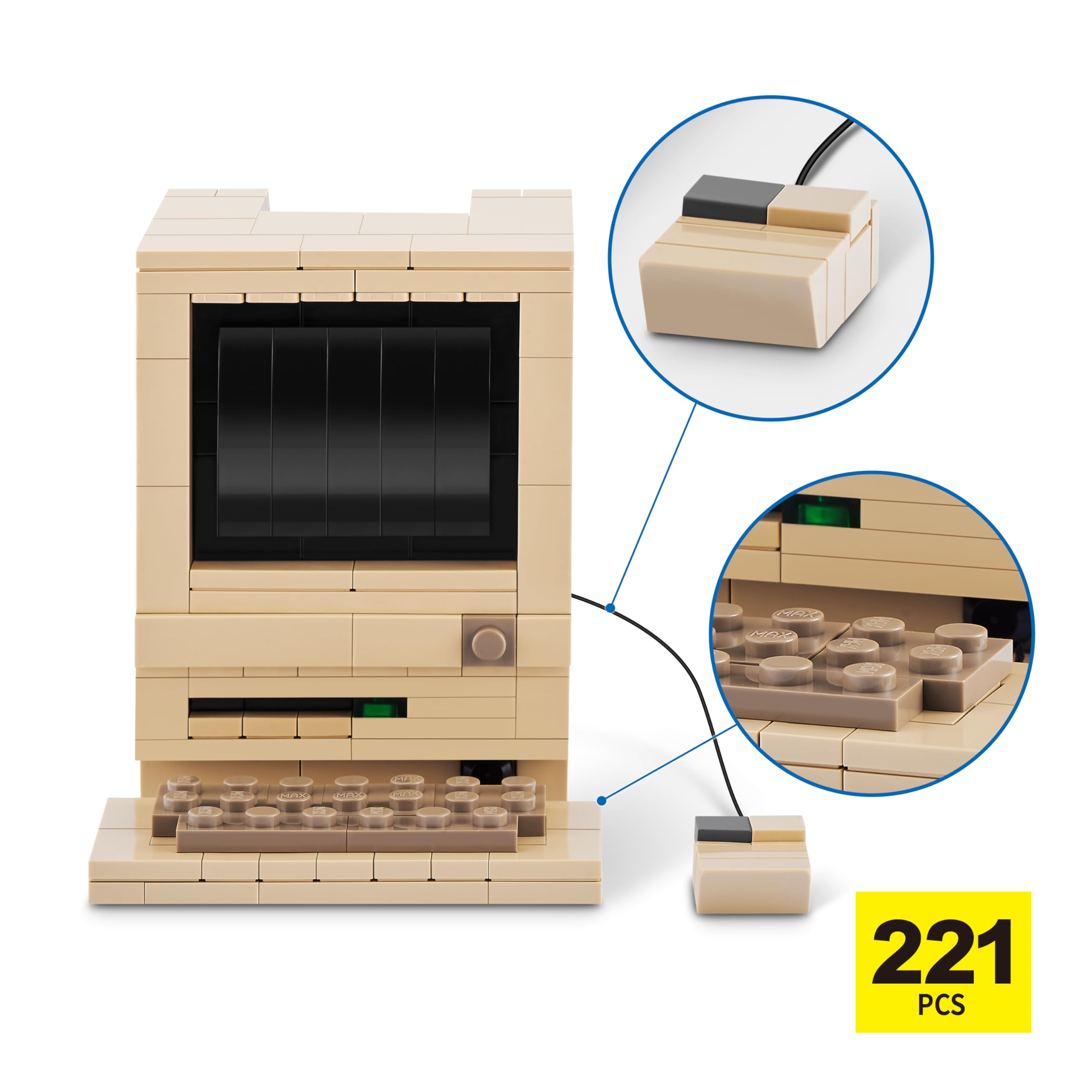 MAX Premium Retro Building Bricks (Arcade Machine) Novelty Unboxing Toy Collectible Mini's by ZURU