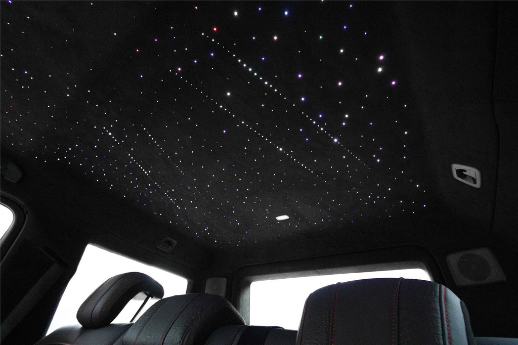 AKEPO Shooting Star+Twinkle Fiber Optic Lights Kit, Car Home Use Meteor APP Control Music Activated Star Ceiling Sky Light, RGBW Light Engine+Mixed Diameter Fibers 460pcs of 9.8ft/3m+Remote