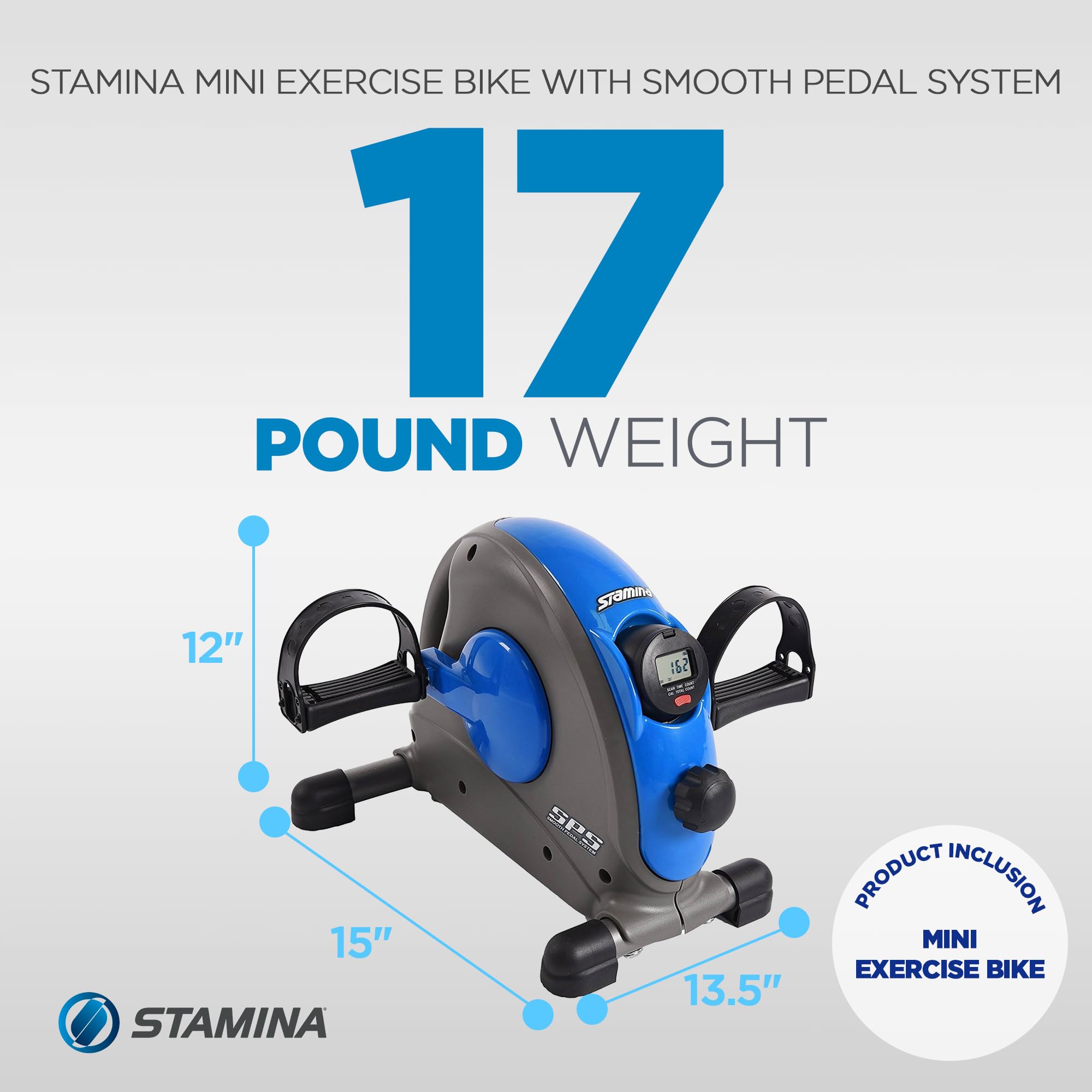 Stamina Exercise Bike with Smooth Pedal System