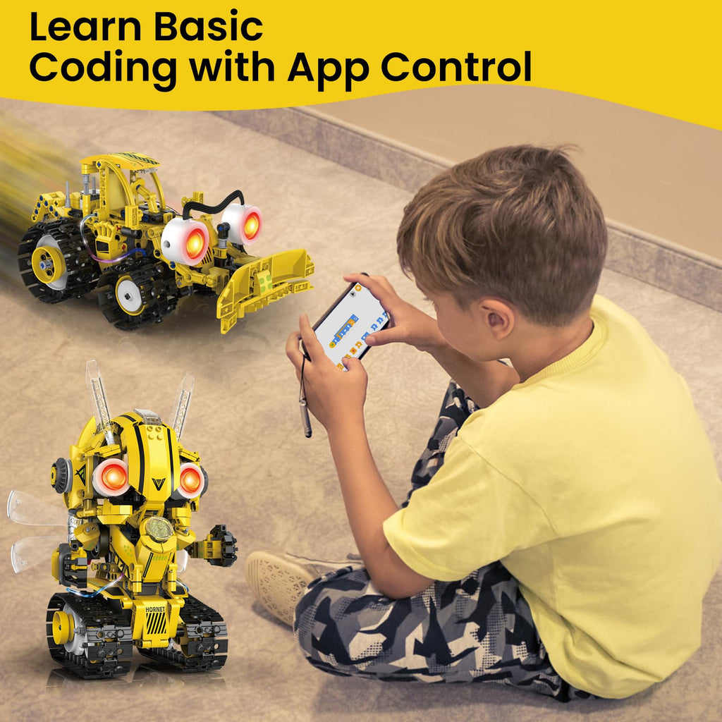 HPROMOT RC Robot Toy for Kids Remote Control Robot Toy, Smart Gesture Sensing Rechargeable & Programmable Robot Walking Dancing Singing Chirstmas Gift for 3-15 Years Old Boys Girls