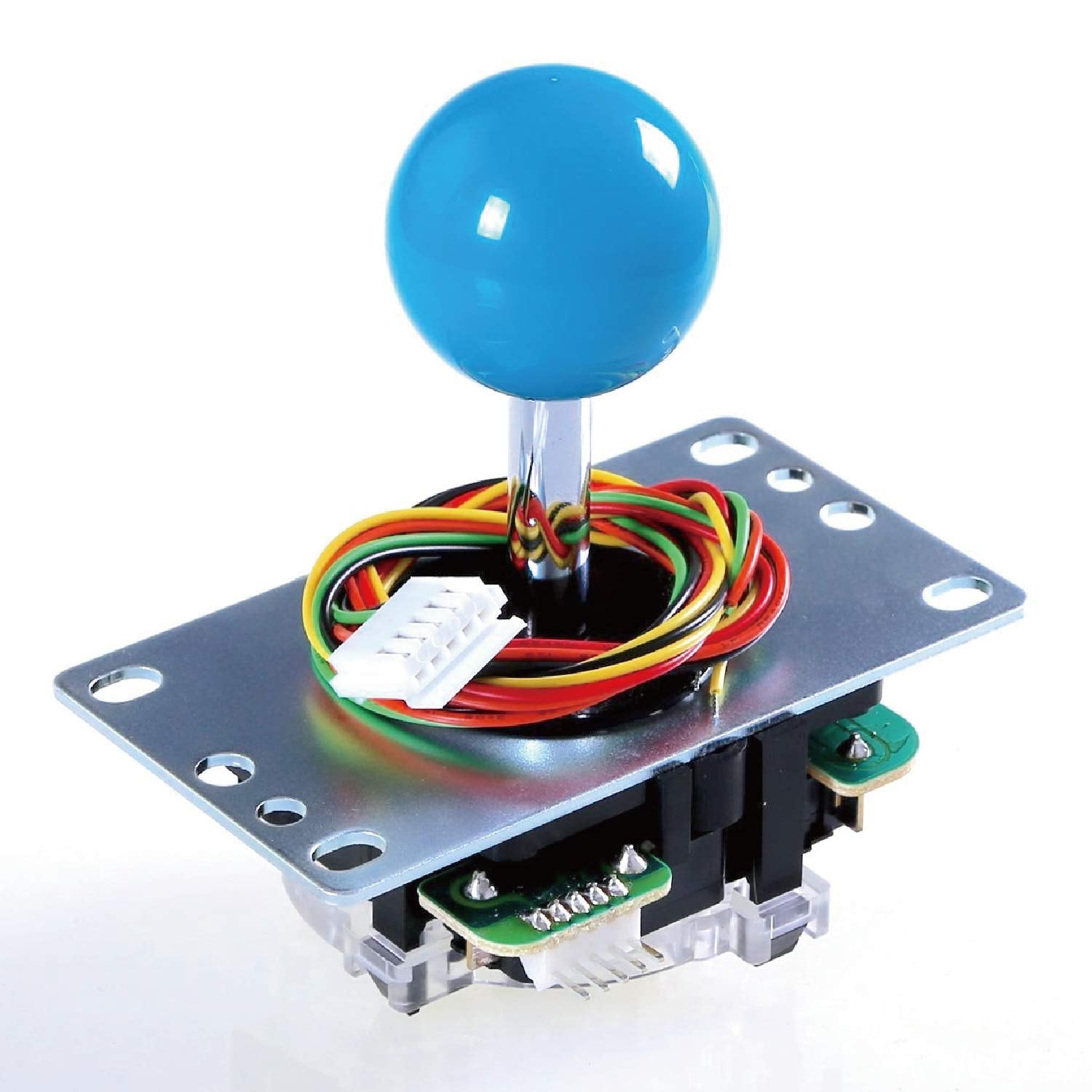 SANWA JLF-TP-8YT Joystick Red Original - for Arcade Jamma Game 4 & 8 Way Adjustable, Compatible with Catz Mad SF4 Tournament Joystick (Red Ball Top), Use for Arcade Game Machine Cabinet S@NWA