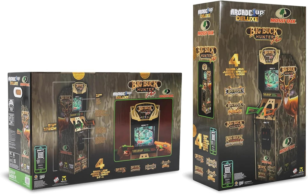Arcade1Up Big Buck Hunter Mossy Oak Deluxe Arcade Machine
