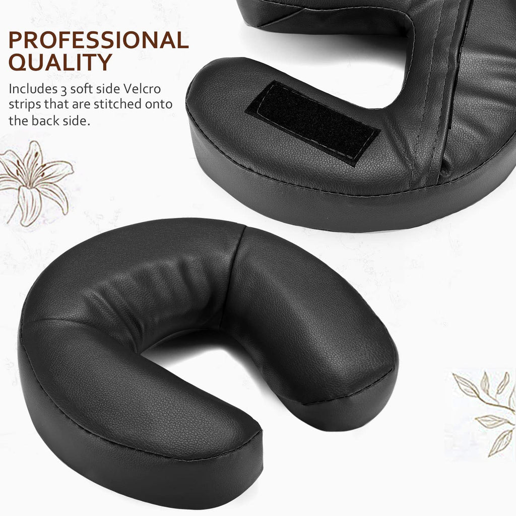 Universal Massage Table Face Cradle & Cushion, Adjustable Massage Chair Spa Bed Headrest & Face Pillow Support, Massage Platform Head Rest Cushion Cradle for Salon Home Mattress Top Massage Kit