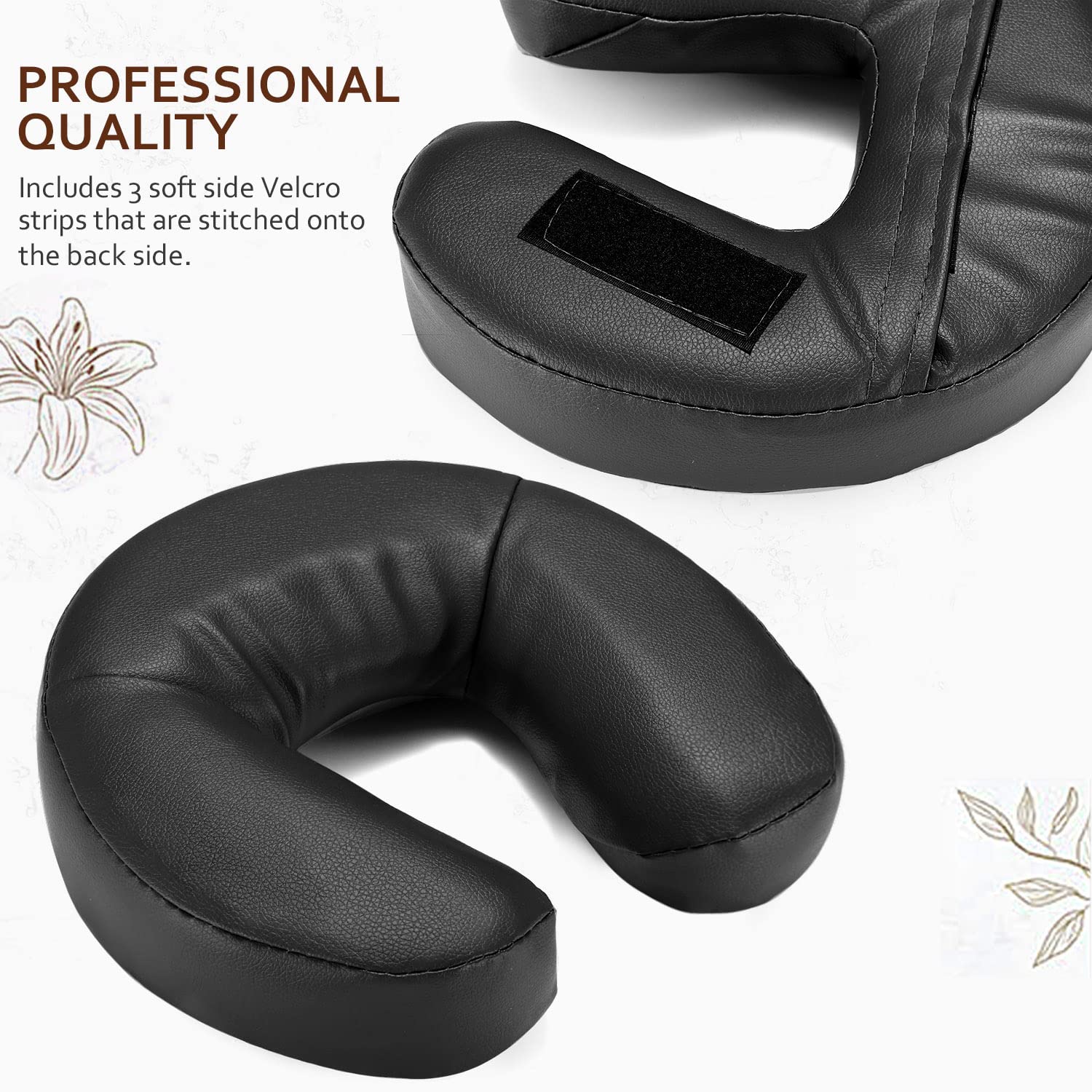 Universal Massage Table Face Cradle & Cushion, Adjustable Massage Chair Spa Bed Headrest & Face Pillow Support, Massage Platform Head Rest Cushion Cradle for Salon Home Mattress Top Massage Kit