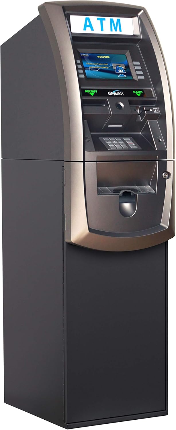 GenMega G2500 Stand Alone Retail ATM, 1K Cassette, with Processing