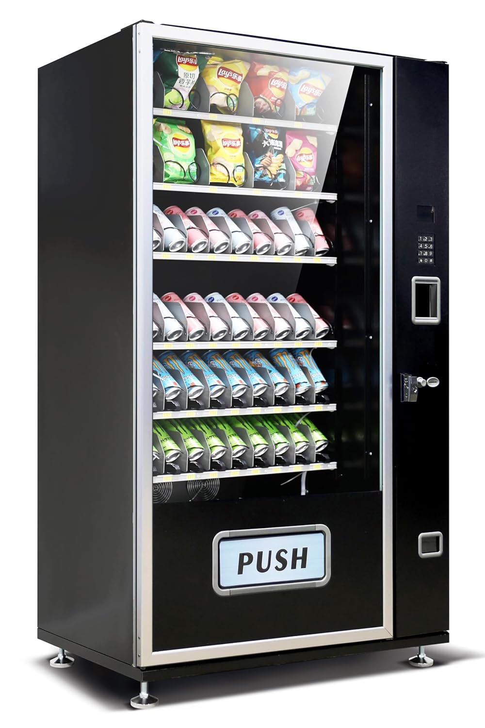 EPEX Extra Large Beverage Snack Combo Vending Machine with Stratified Temp Control - G660