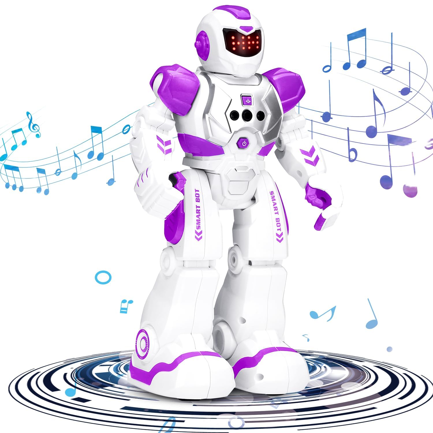 KingsDragon Robots Toy for Kids, RC Gesture Sensing Toy, Interactive Walking Singing Dancing Robot Birthday Presents for Boys Girls Age 6 7 8 9 Years Old