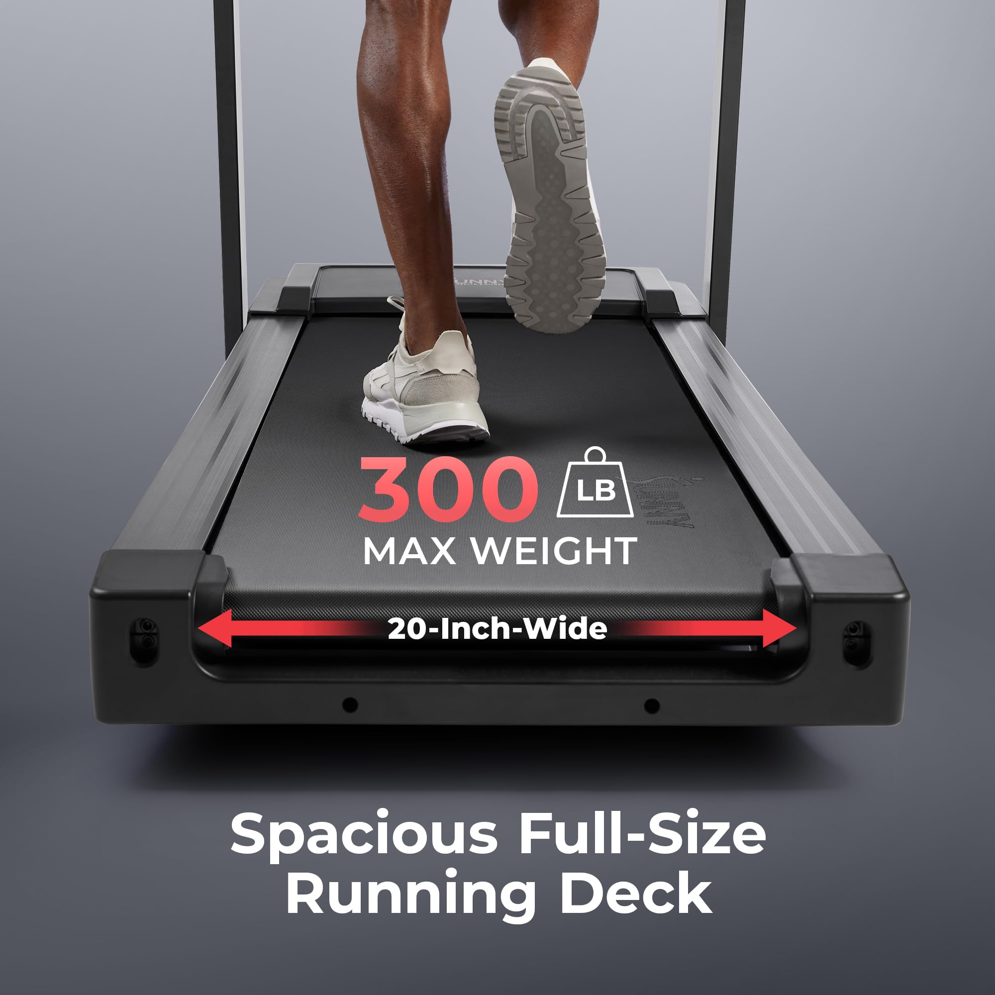 Sunny Health & Fitness Treadmill Elite Smart Auto Incline for Home Use, Wide Running and Walking Deck, Flex Shock Suspension with 300 LB Weight Capacity Bluetooth SunnyFit App