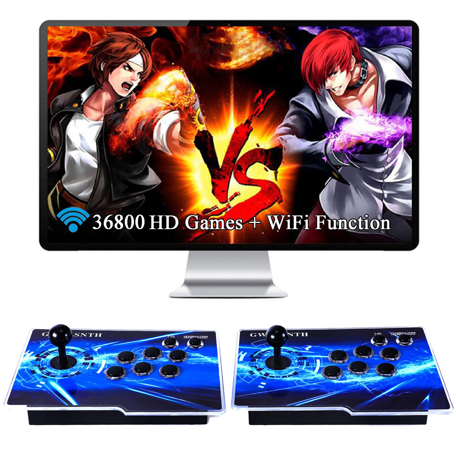 GWALSNTH 32000 in 1 Pandora Box 60S Arcade Game Console,1280X720 Display,Search/Save/Hide/Pause Games,Two Separate joysticks,1-4 Players …
