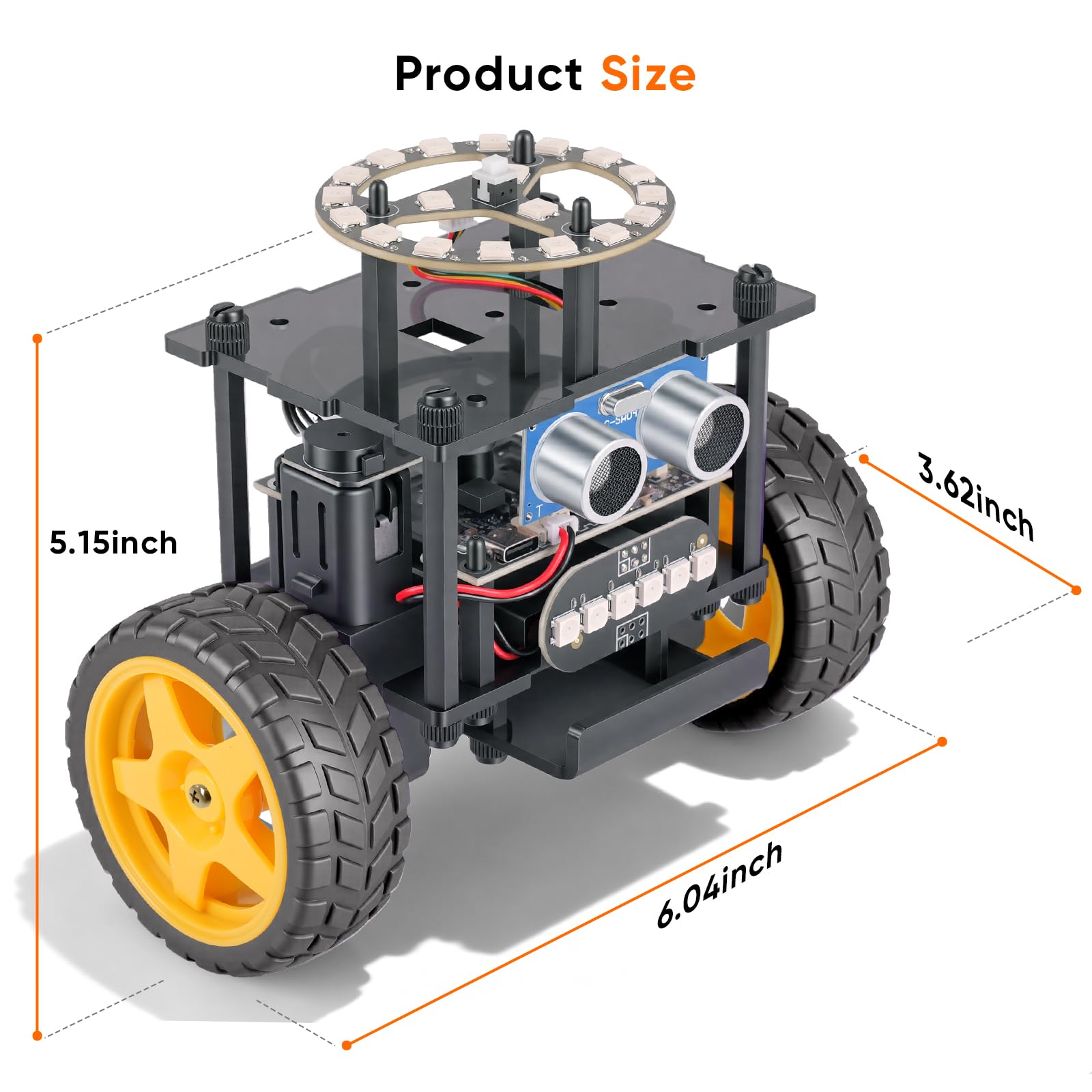 Smart Robot Car Kit Toys for Kids Ages 8-12 12-16, Remote Control Building Robotics Kit, STEM Educational Science Kit Gifts for Teen Boys Girls 8-13 14 15 16 Year Old