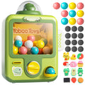 Skirfy Vending Machine Kids Toys 10 Empty Eggs Mini Vending Machine Erasers Operated Gumball Prize Machine Maker Game Claws Machine Easter Game Sensory Toys Dolls Gifts（Blue）