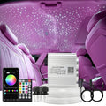 AKEPO Shooting Star+Twinkle Fiber Optic Lights Kit, Car Home Use Meteor APP Control Music Activated Star Ceiling Sky Light, RGBW Light Engine+Mixed Diameter Fibers 460pcs of 9.8ft/3m+Remote