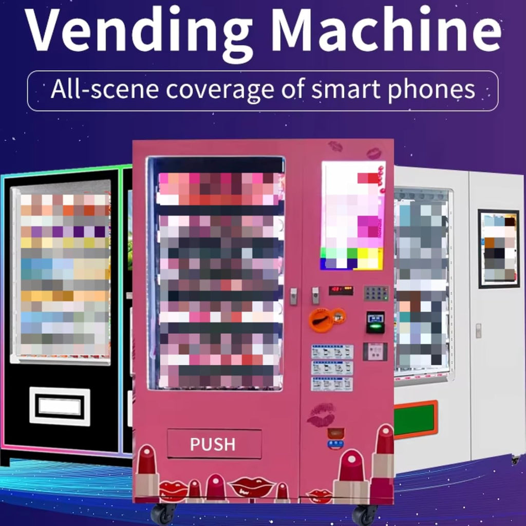 55" Touch Screen Vending Machine for Milk & Coffee - Automatic Equipment with Temperature Control & Card Reader, Ideal for Commercial Use in Hotels & Schools