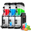 Slushy Machine,15L x2 Double Tanks Comercial Margarita &Slushie Machine,120+ Cups 1000W 110V Electric Large Daiquiri Machine with Self-cleaning Mode,for Home Party Restaurants Cafe Bars