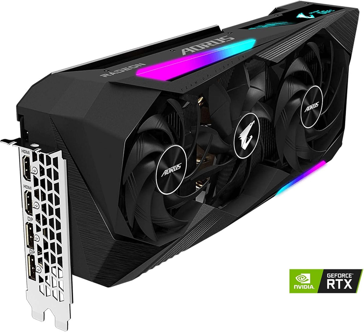 AORUS Radeon RX 6900 XT Master 16G Graphics Card with MAX Cover Cooling, 16GB 256-bit GDDR6, GV-R69XA AORUS M-16GD REV2.0 Video Card.
