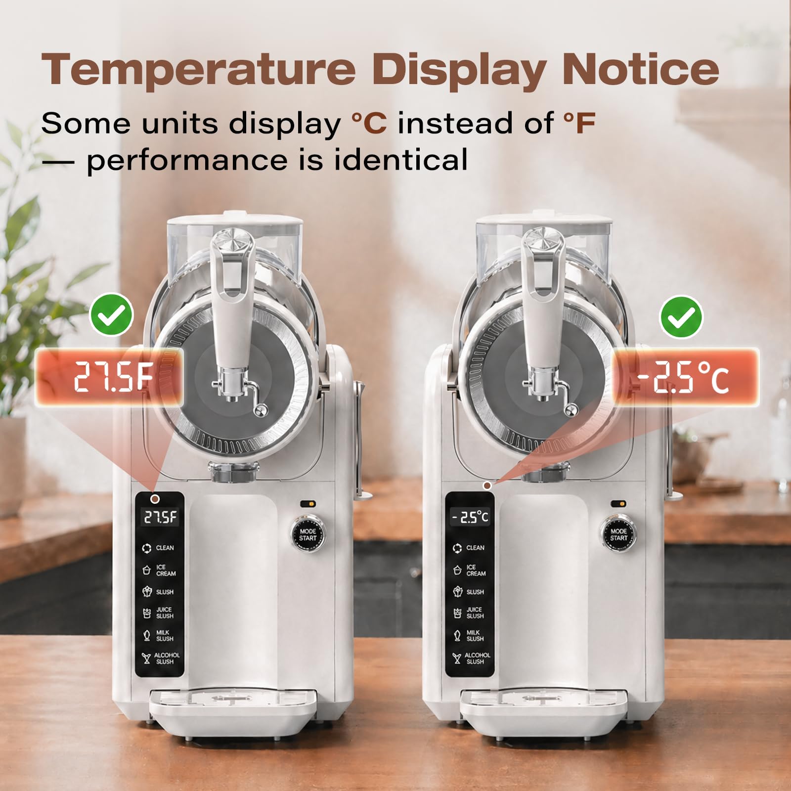 SYINTAO Slushie Machine No Ice Needed, 2-in-1 Frozen Drink & Soft Serve Ice Cream Maker, Self-Chilling Slushy Maker with 5 Presets, LED Display & Auto Clean for Home & Party (Black)
