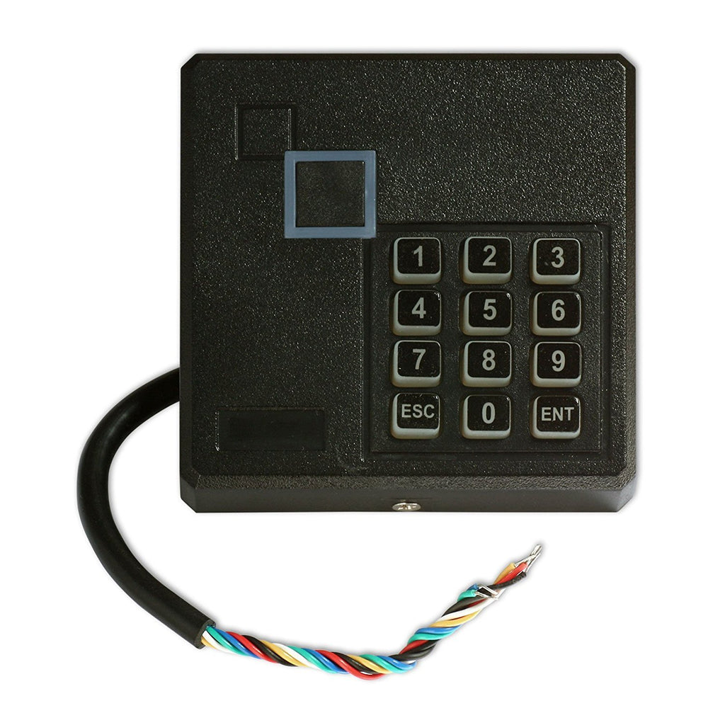 4 Doors RFID/Password Door Lock System Smart Access Control Keyless Entry Systems Keypad Reader Electric Magnetic Lock 110V Power Supply Box (Phone APP Remote Open Door)
