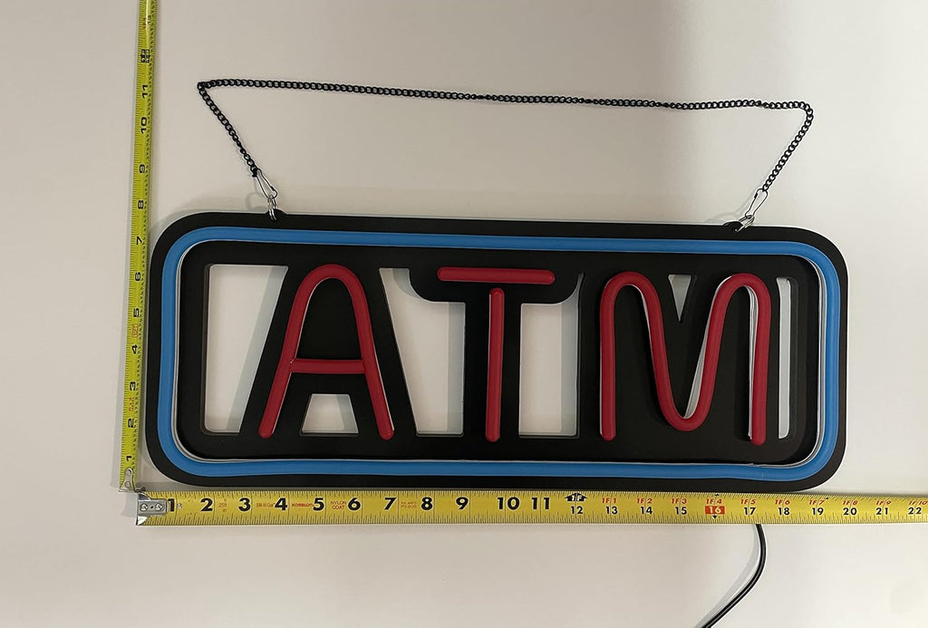 ATM Starter Package, ATM Machine Halo 2 + ATM Neon Sign + 2 Receipt Paper Rolls