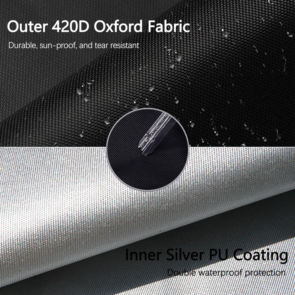 Sqodok Massage Chair Cover, Dustproof and Waterproof 420D Oxford Cloth Full Body Zero Gravity Chair Cover for Massage Chair Recliner Furniture Cover, Pet Scratch Cover