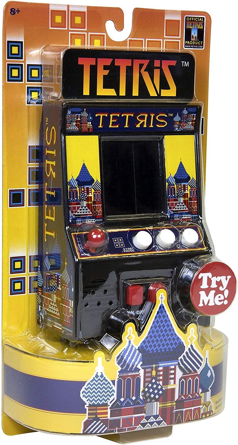 Basic Fun Arcade Classics - Tetris Retro Mini Arcade Game
