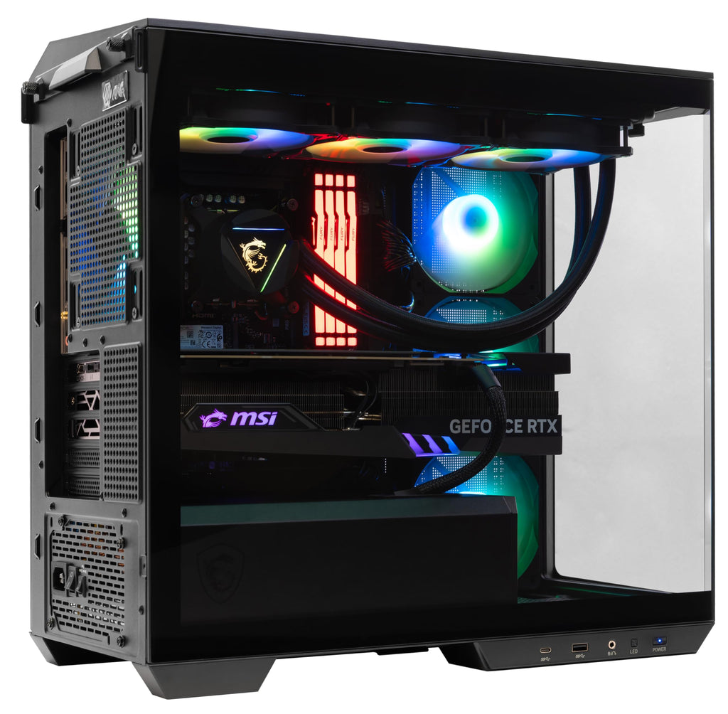 APC MAG PANO M100R - Intel Core Ultra 9-285K 24 core 5.7GHz - GeForce RTX 5080-4TB NVMe SSD - 64GB DDR5-1000W - Windows 11 Liquid Cooled Gaming Desktop PC WiFi RGB