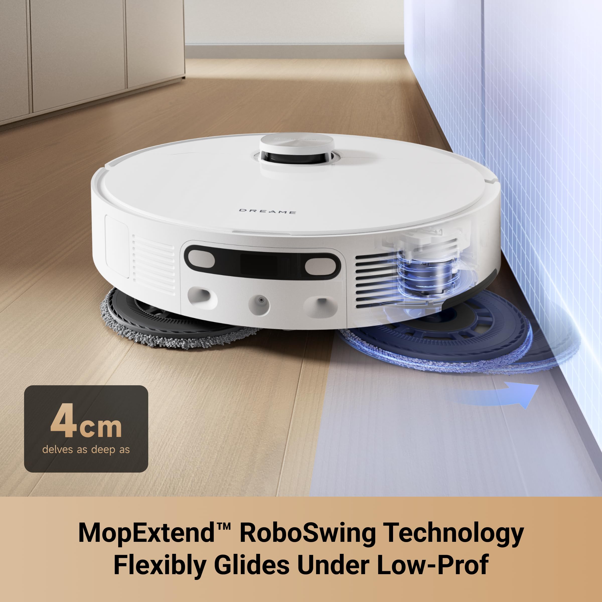 dreame L10s Ultra Robot Vacuum and Mop Combo, Auto Mop Cleaning and Drying, Self-Refilling and Self-Emptying Base for 60 Days of Cleaning, 5300Pa Suction and AI Navigation, Compatible with Alexa