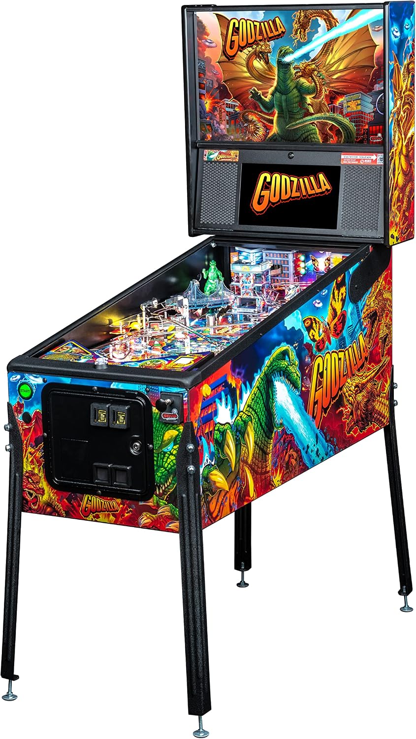 Stern Pinball Godzilla Arcade Pinball Machine with Insider Connected, Premium Edition