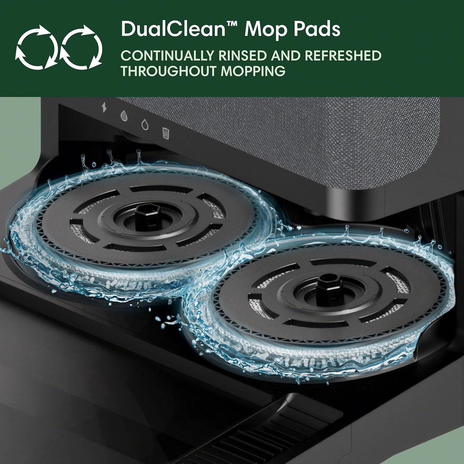 iRobot Roomba Plus 505X Combo Robot Vacuum & Mop + AutoWash Dock, Auto‑Empties up to 75 Days, Extending Spinning Mop Pads, Pad Wash & Heated Drying, Avoids Obstacles, LiDAR, Ideal for Homes with Pets