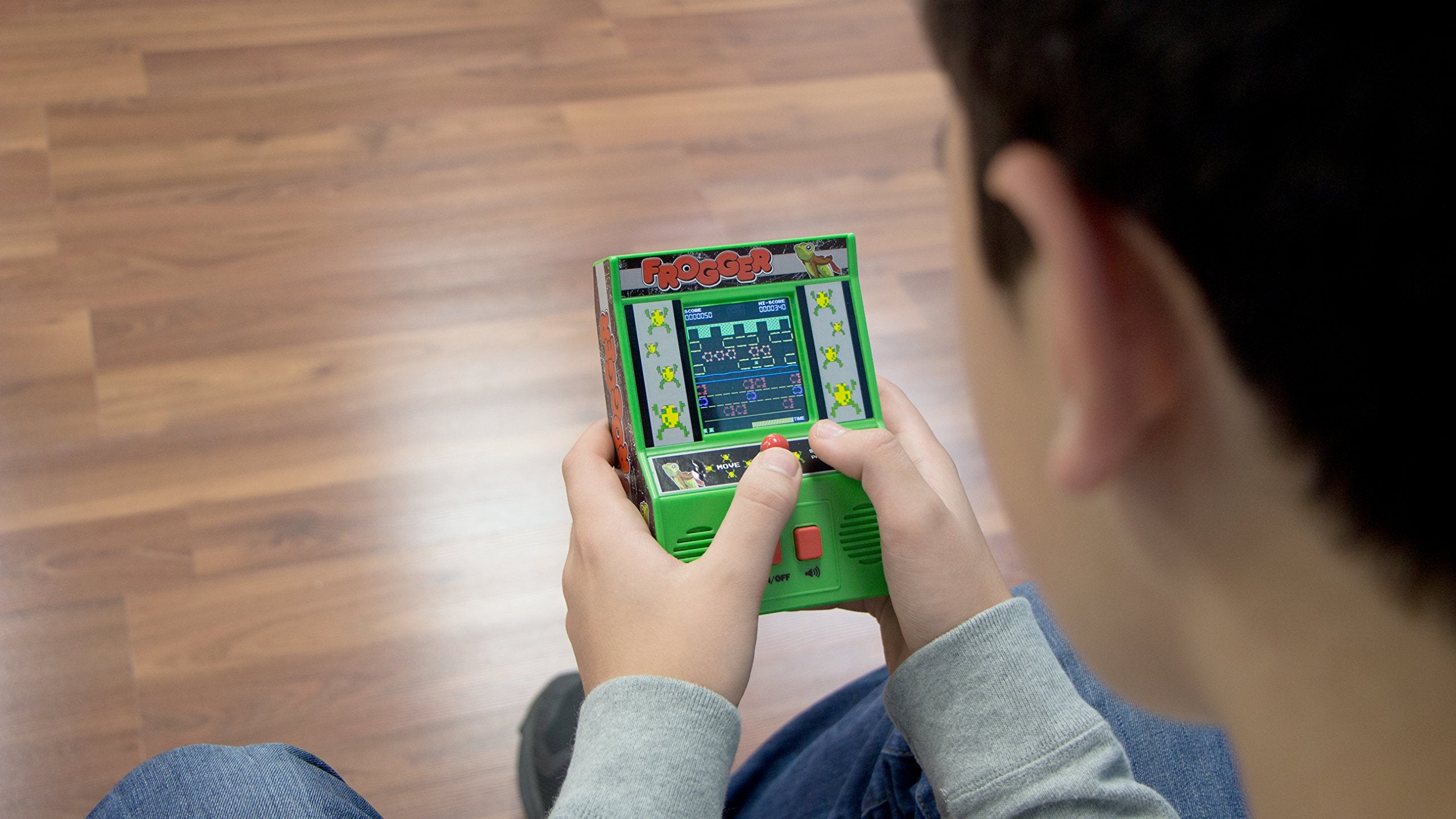 Basic Fun Arcade Classics - Frogger Retro Handheld Arcade Game