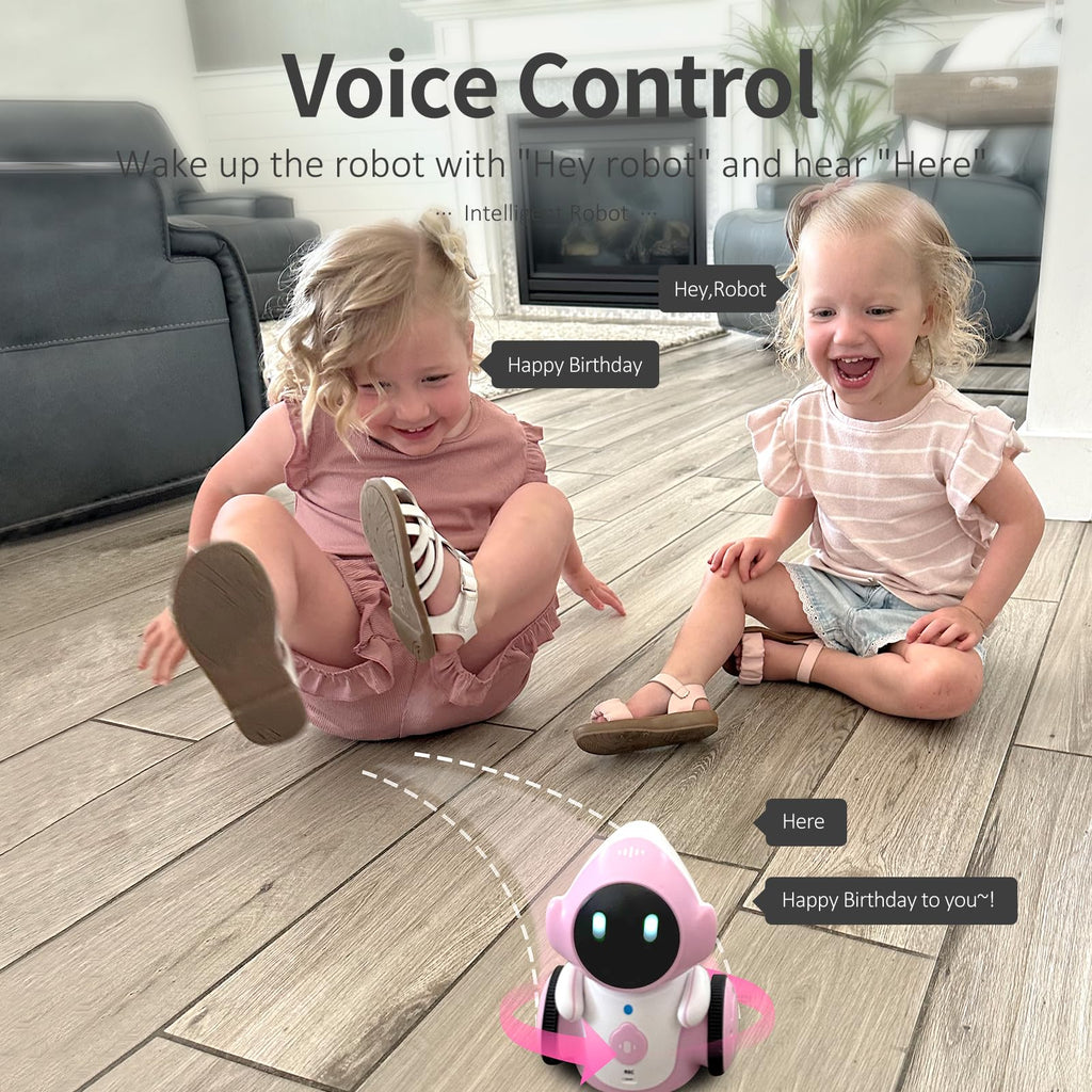 GILOBABY Interactive Robot for Kids Ages 3-8 – Rechargeable with Voice Control & Playback Mode – Educational Toy that Sings, Dances and Touch Control