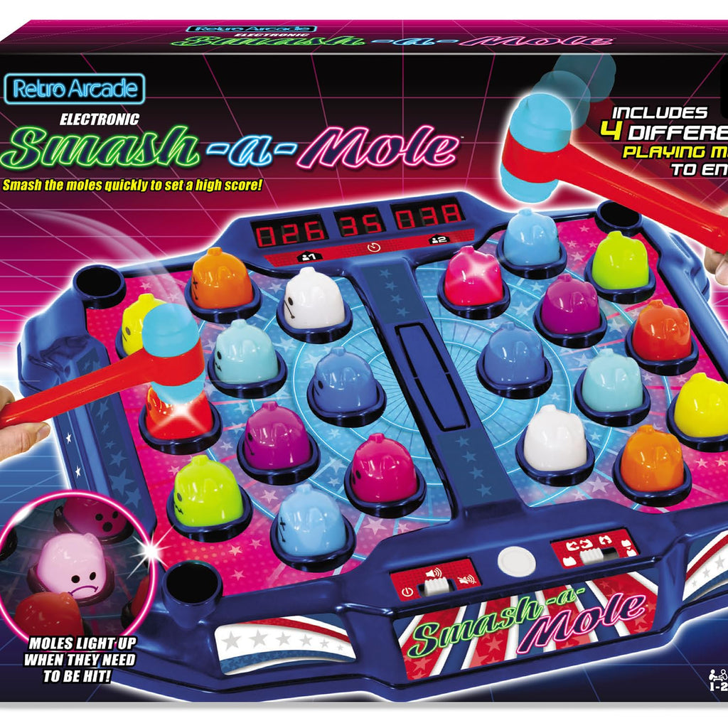 Merchant Ambassador Retro Arcade Electronic: Pinball - Tabletop Game, Vibrating Bumpers, LED Lights, Sound Effects, 1 Player, Ages 6+